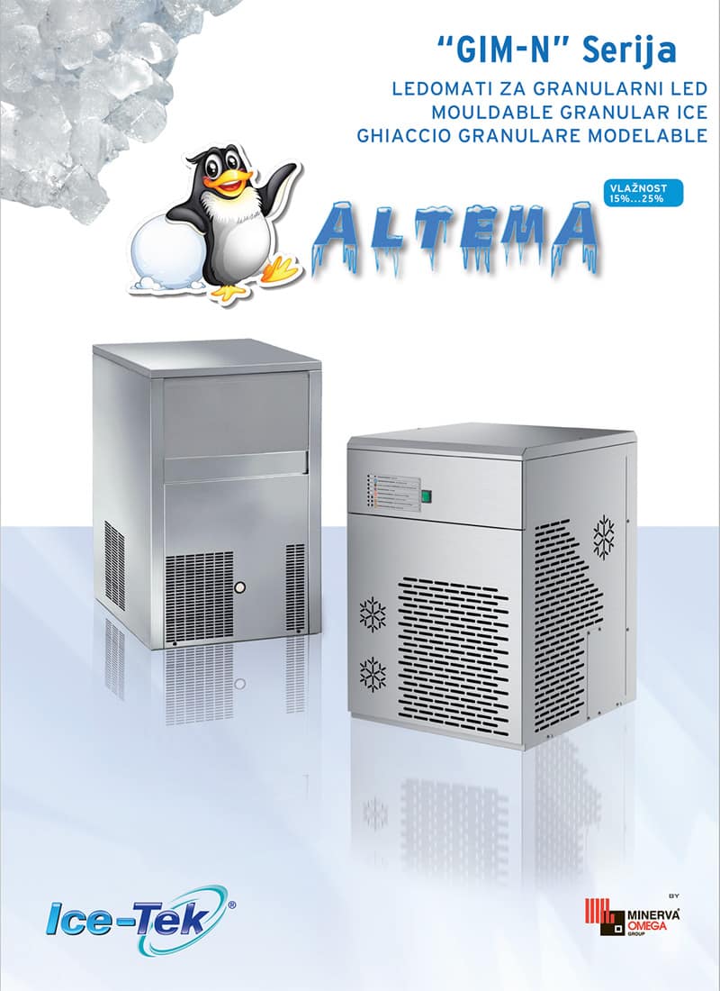 Altema - Prodaja leda | Ledomati | Uređaji za hlađenje mora | Ugostiteljska oprema | PVC-ABS Cijevi - ICE-TEK GIM-N katalog Altema - Prodaja leda | Ledomati | Uređaji za hlađenje mora | Ugostiteljska oprema | PVC-ABS Cijevi - ICE-TEK GIM-N katalog